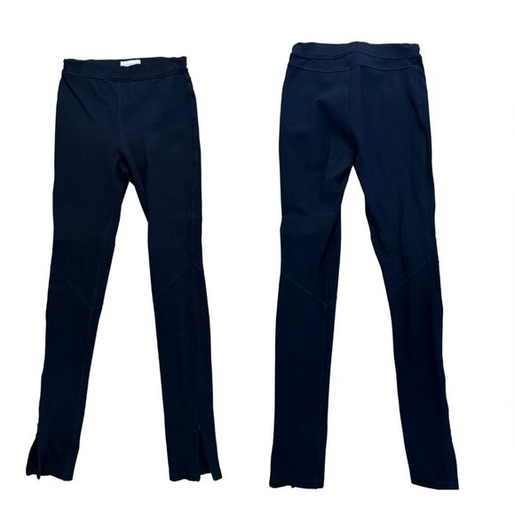 Something Navy High Waisted Ponte Leggings in Navy - Picture 3 of 4